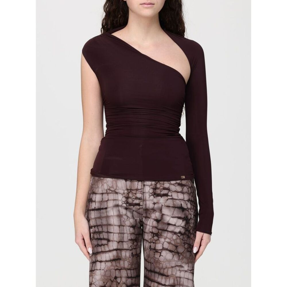 Elisabetta Franchi Women Stretch Viscose Cut Out Top Elisabetta Franchi
